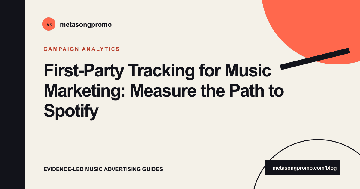 Guide cover for First-Party Music Campaign Tracking