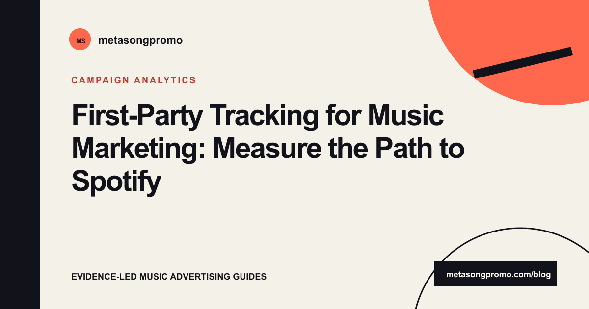 Guide cover for First-Party Music Campaign Tracking