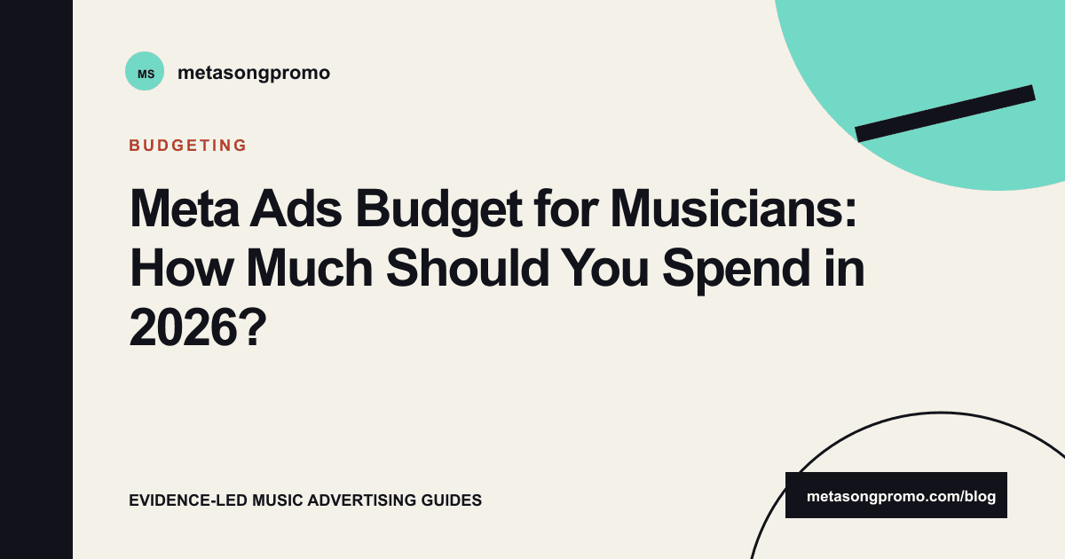 Guide cover for Meta Ads Budget for Musicians
