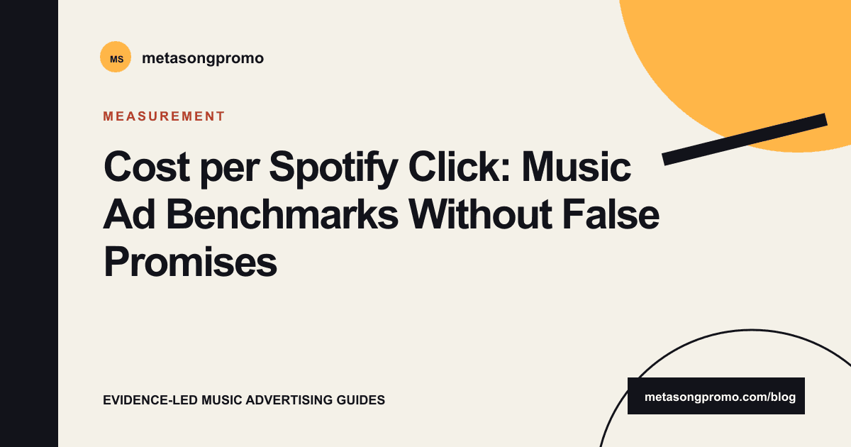 Guide cover for Cost per Spotify Click and Benchmarks