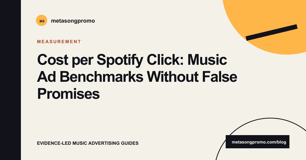 Guide cover for Cost per Spotify Click and Benchmarks