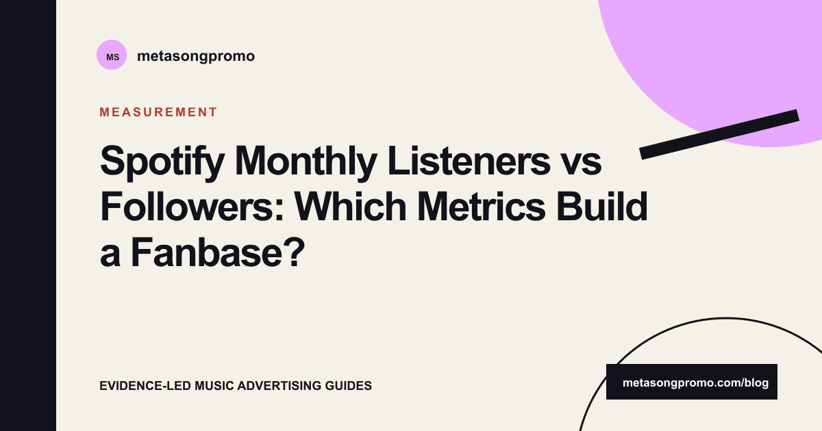 Guide cover for Spotify Listeners vs Followers